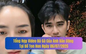 Tổng Hợp Video Đá Gà Anh Bảo Sting Tại Bồ Ton Hon Ngày 6/7/2025