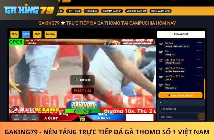 Giới thiệu về GAKING79 - Trực Tiếp Đá Gà Thomo Hôm Nay Giới thiệu về GAKING79 - Trực Tiếp Đá Gà Thomo Hôm Nay